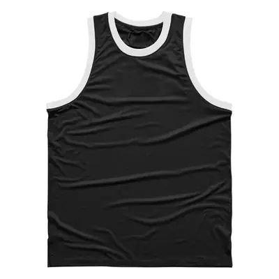 Men's Black Mesh Sleeveless Fitness Vest