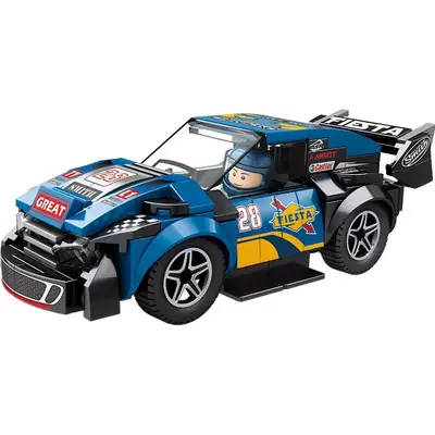 Racing Car Toy for Kids with 23 Number & Lego Build