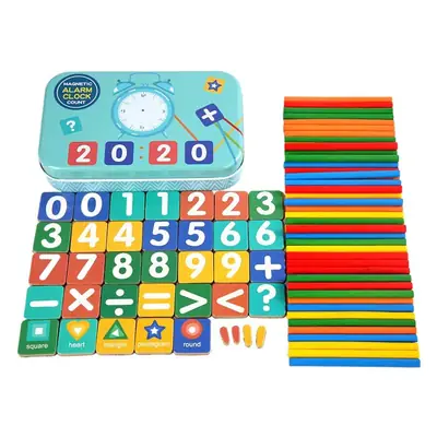 Magnetic Math Toy for Kids Addition Subtraction 100 Pieces