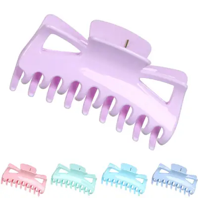 Pink Large Claw Hair Clip 11.5cm for Women