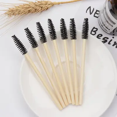 Bamboo Eyelash & Eyebrow Brushes for Makeup