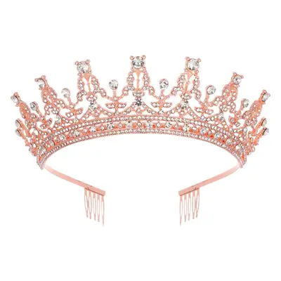 Full Diamond Crown Bride Headband for Wedding Party
