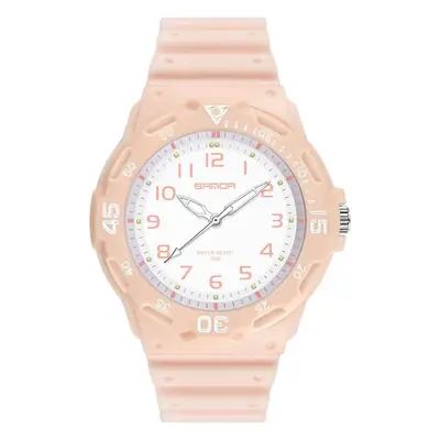 Sanda Quartz Watch for Men Women White Waterproof Sports