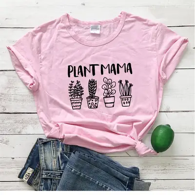Plant Mama Short Sleeve T-Shirt Green