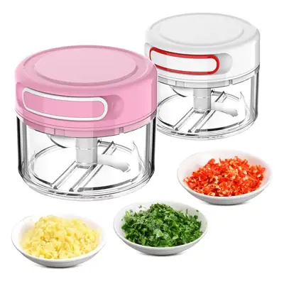Green Garlic Grinder with 9.5cm Capacity