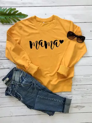 Mama Love Letter European Crewneck Sweater