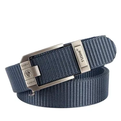 Red 3.5" Thickened Nylon Belt with Automatic Buckle