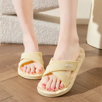 Pink Women's EVA Slip-On Bath Sandals