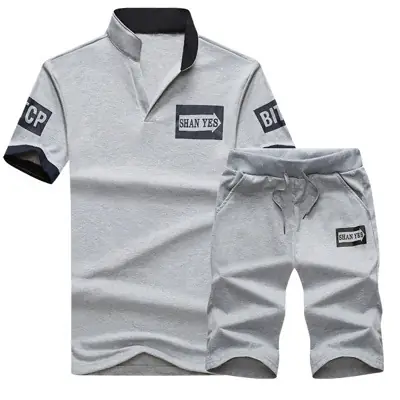 Foreign trade summer new short sleeve T-shirt youth half sleeve advertising shirt men's sports suit wholesale manufacturers main push