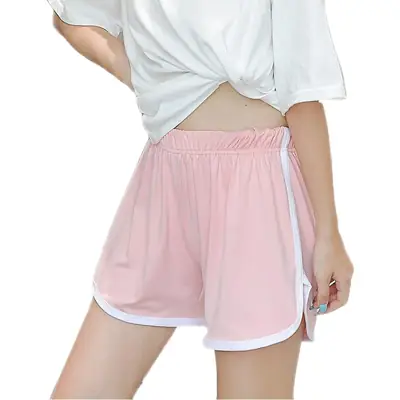 Women Casual Sports Pants White Black High Waist 2020