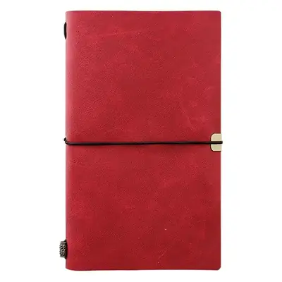 Vintage Leather Strap Notepad A6 with Metal Buckle
