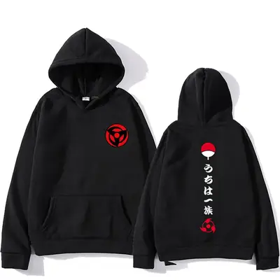 Naruto Anime Hoodie Set Yellow Velvet Hooded