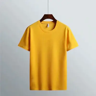 Men Black Short Sleeve T-Shirt Large Round Neck Loose Plus Size