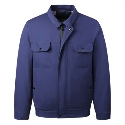 Men's Blue USB Cooling Jacket with Knee Pads