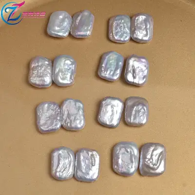 Natural Freshwater Pearl Baroque Loose Beads 15x19mm