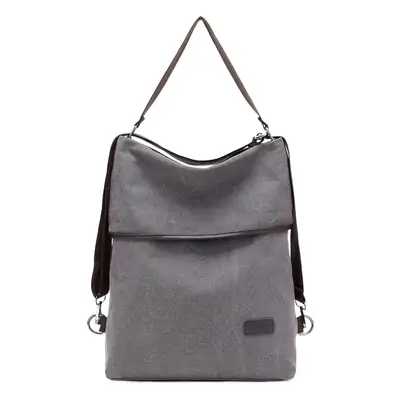 Blue Canvas Crossbody Bag for Women Large Capacity
