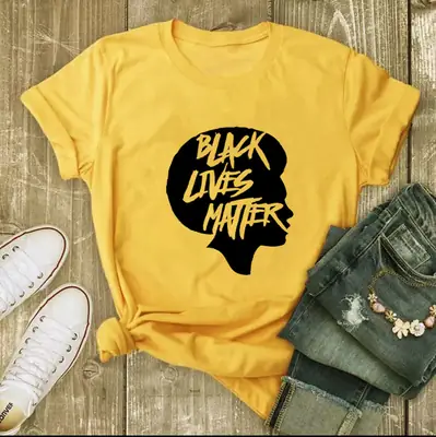 Black Lives Matter T-Shirt Short Sleeve