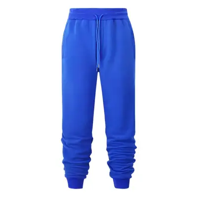 Men Grey Sweatpants Autumn Winter Loose Casual Pants