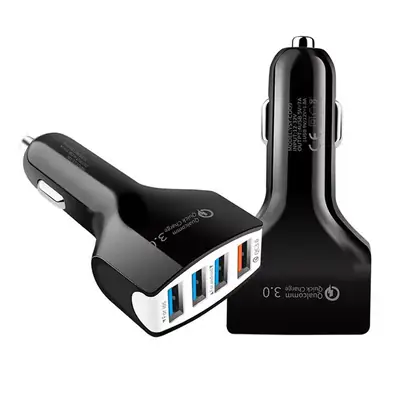 Smart Car 4-Port USB Charger 2.4A Fast Charging