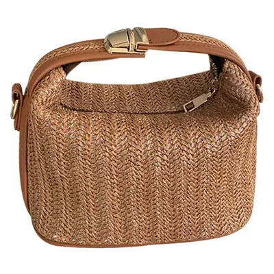 Women's Knitted Beige Shoulder Bag 2026