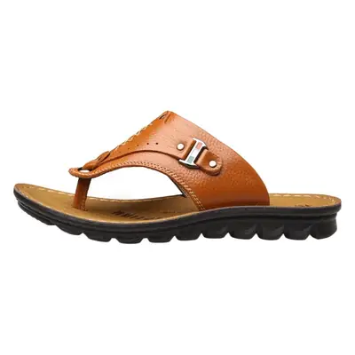 Sandals for Men, New Summer Style, Men's Sandals, Casual and Comfortable Beach Shoes, Cowhide Flip-Flops, Men's Shoes, Drop-Shipping Shoes