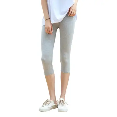 Pure Slim Fit Leg Pants High Stretch Casual Women's Modal