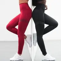 European & American Double Ring Offset Printed Sexy Butt-Lifting Yoga Sports Leggings
