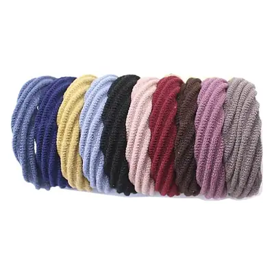 20 Pack Thick Elastic Hair Rings for Women