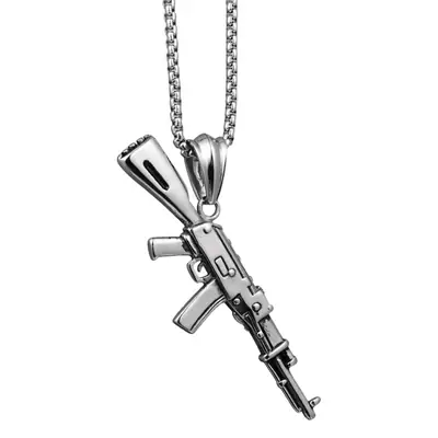 Titanium Steel Hip Hop Necklace for Men Women