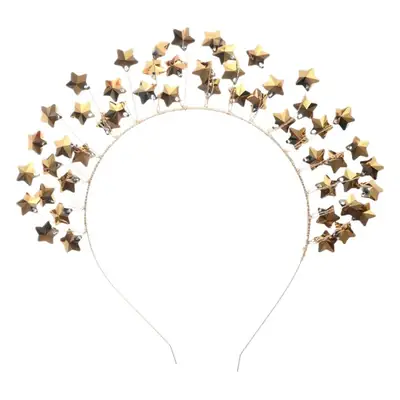 Tuan Ming Gold Star Bridal Hair Band
