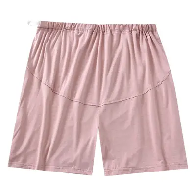 Black Thin High Waist Maternity Shorts Large