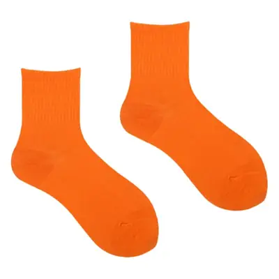 Solid color pile socks color Japanese short tube socks women's versatile candy color cotton socks men's wholesale neutral