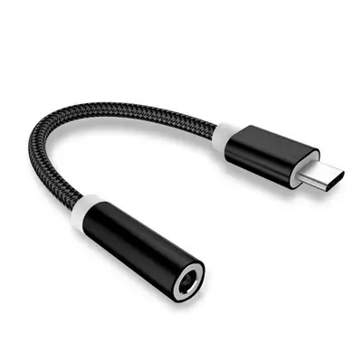 TYPE-C Braided Earphone Data Cable 3.5MM