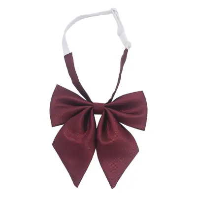 Purple Ribbon Bow Tie for Women with Angled Design