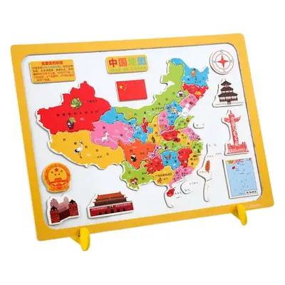 Magnetic China Map Jigsaw Puzzle for Kids 9-10 Years