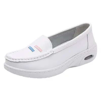 Women's White Air Cushion Slip-On Medical Shoes