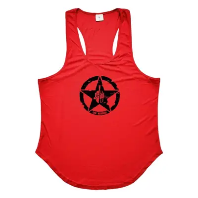 Men Yellow Star Logo Muscle Vest Summer Fitness Vest