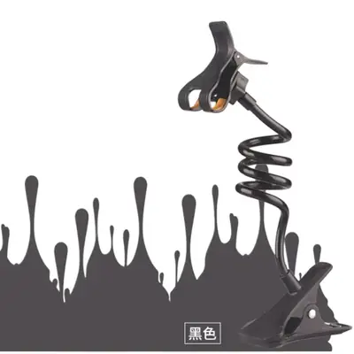 Double Chuck Mobile Phone Holder Plastic Base
