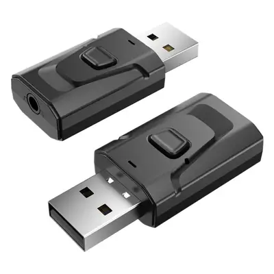 Four-in-One Bluetooth 5.4 USB Audio Adapter for Car