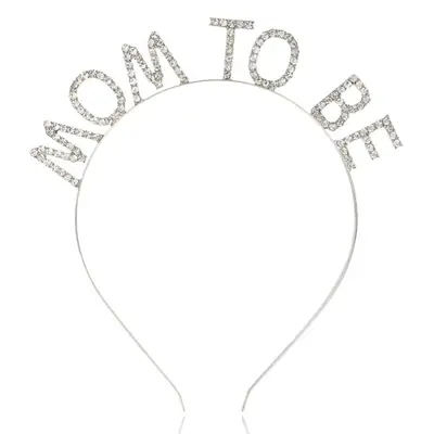Golden Mother's Letter Headband for Maternity & Party Wear