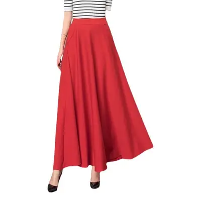 Women's Cross-Border Skirt Large Size Solid Color
