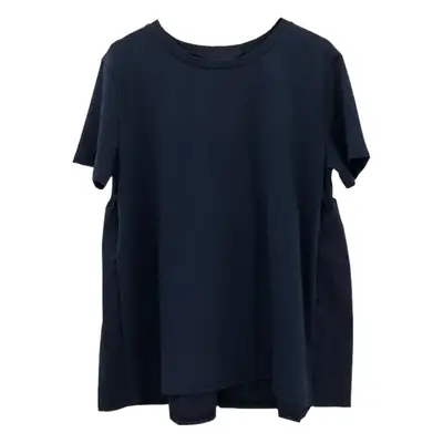 Women White Puff Top T-Shirt Short Sleeve Casual Summer