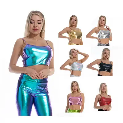 Hot Metallic Camisole Women's Amazon Aliexpress