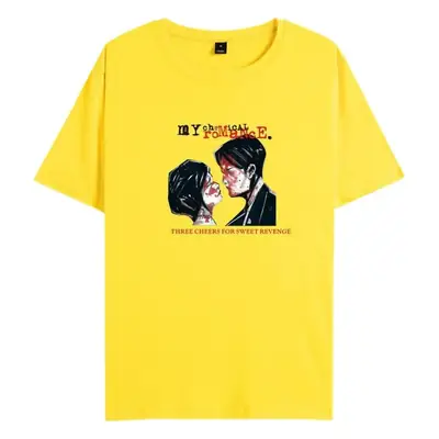 Men Women MC T-Shirt White My Chemical Romance Graphic