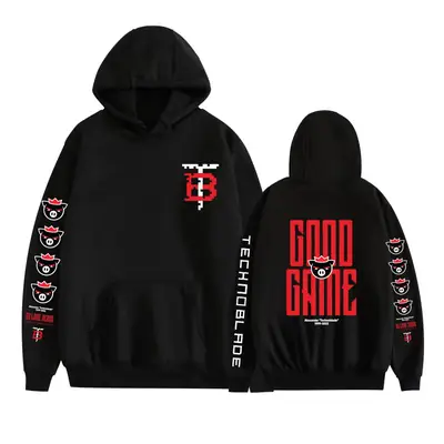 Cross-border 2022 Hooded Hoodie Good Grimace Black