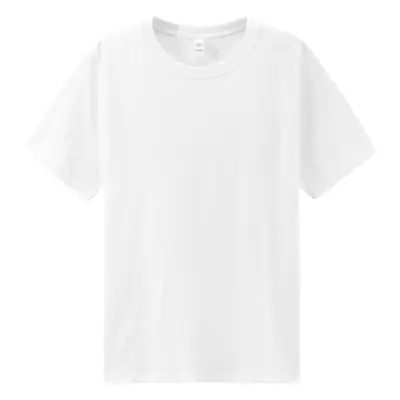 Women White Cotton T-Shirt Summer Top