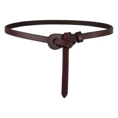 White Genuine Leather Belt for Women