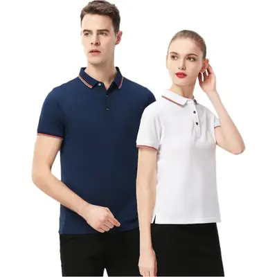 Men Gray Cotton Polo Shirt Summer Wear