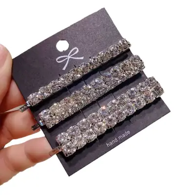 Korean Elegant Rhinestone Butterfly Hairpins Set of 5