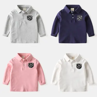 Children's Boys Polo T-Shirt 2021 British Style